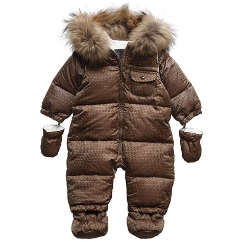 fendi baby shirt|Fendi baby snowsuit.